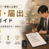 シーシャバー開業の許可・届出 完全ガイド｜喫煙目的施設・消防【2026年版】