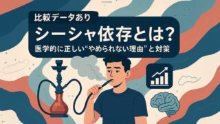 【比較データあり】シーシャ依存とは？医学的に正しい“やめられない理由”と対策