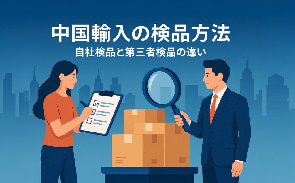 中国アモイの自社管理工場での全数検品