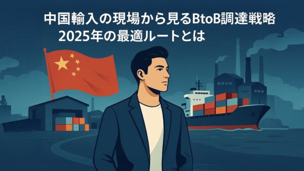 中国輸入の現場から見るBtoB調達戦略｜2025年の最適ルートとは