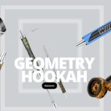 geometry hookah natural walnut