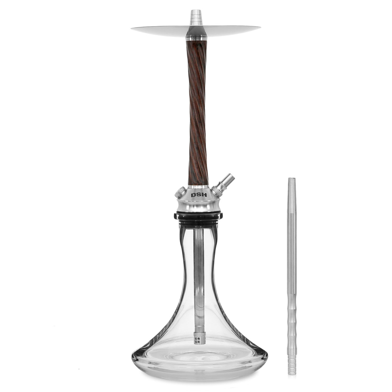 DSH（Dream Smoke Hookah）ウッド調スパイラルステムモデル｜ロシア製シーシャパイプ