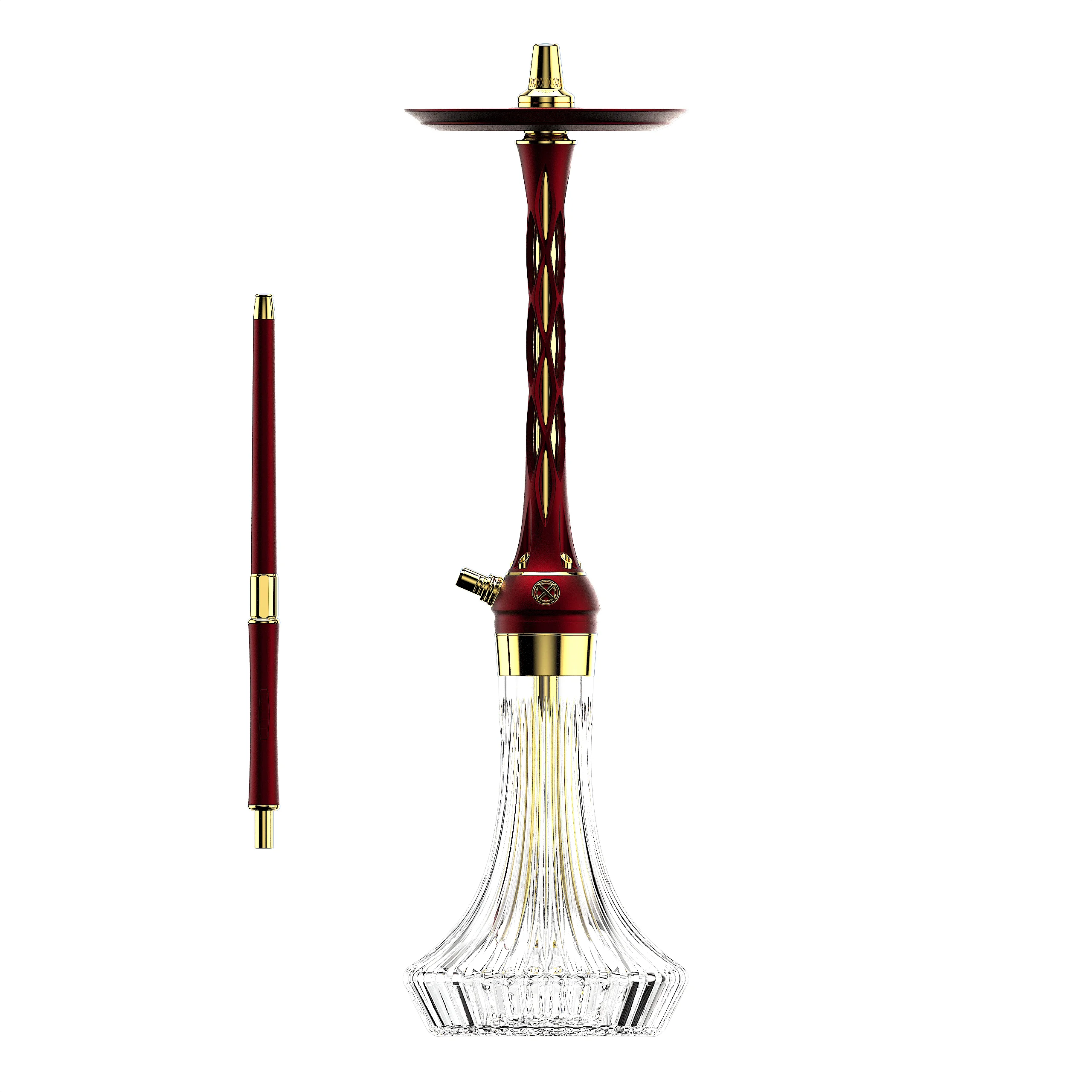 BLADE HOOKAH Red-gold｜カラー展開が豊富なロシア製パイプ